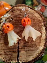 Image 5 of Kolczyki dynio-duszki 🎃👻