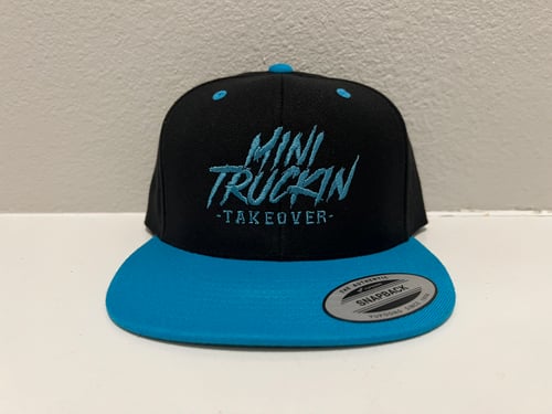 Image of NEON BLUE SNAPBACK 