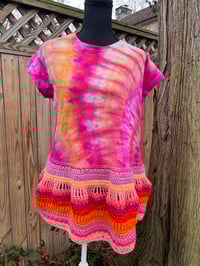 Crochet Detail Crop Top Medium