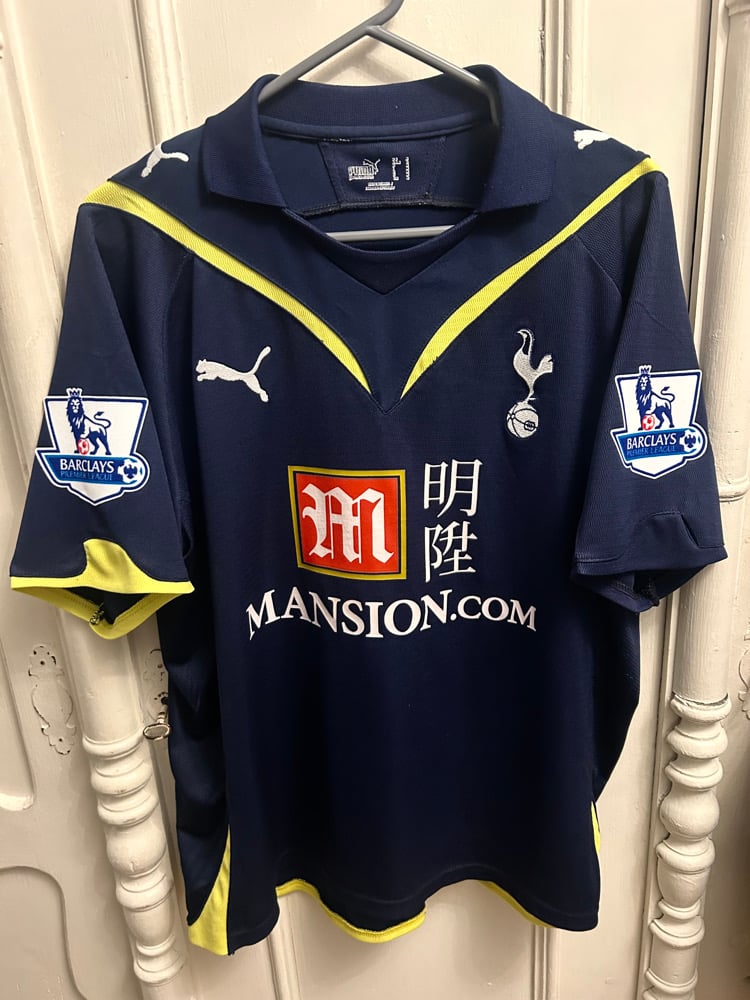 Image of Tottenham Hotspur “MODRIĆ 14” 2009/10 Away Match Issued Shirt + patches (M)