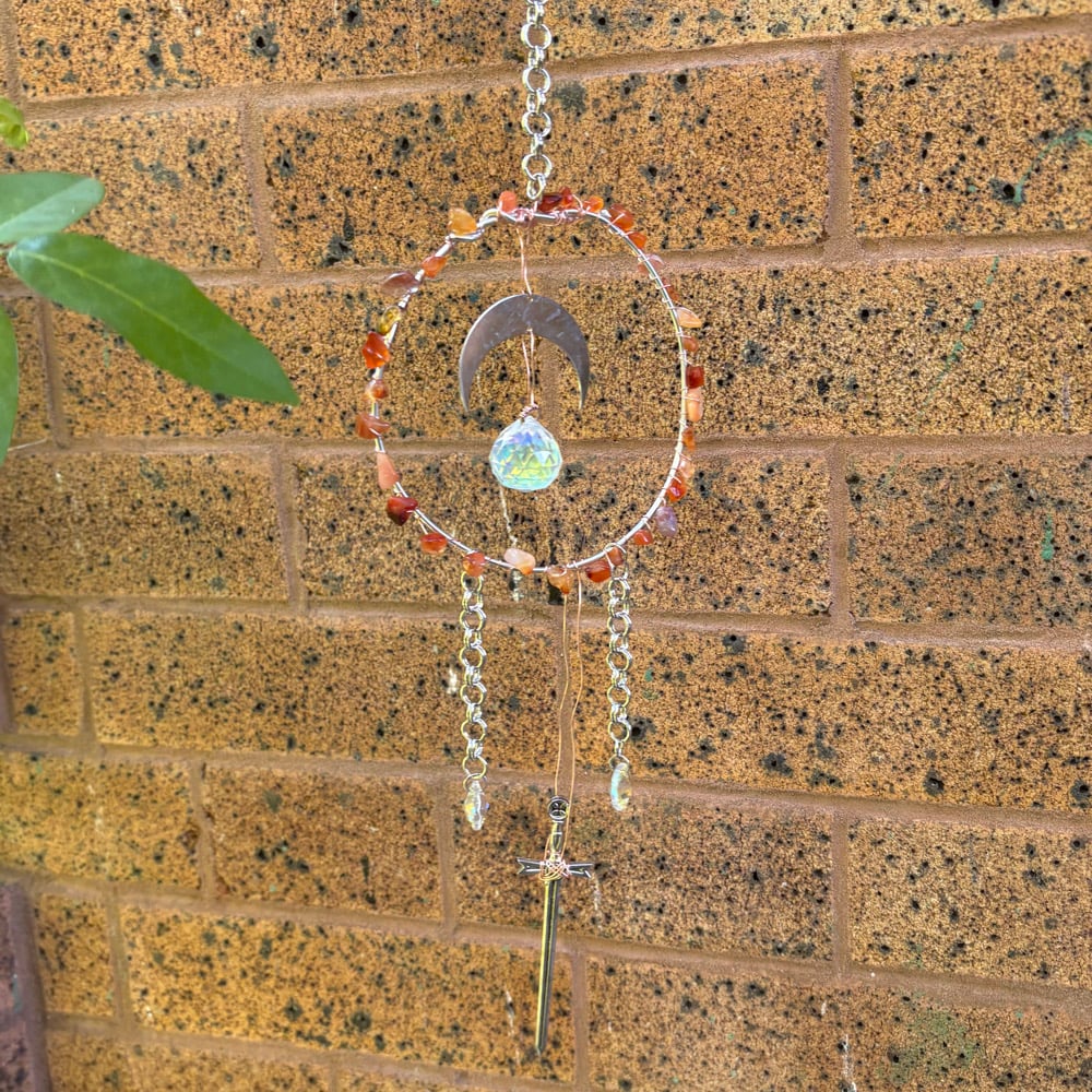 Image of carnelian suncatcher
