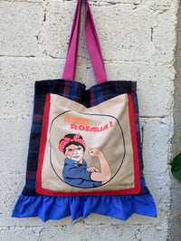 Image 1 of Bolsa feita a man. REBEL ROSALIA. Modelo exclusivo!