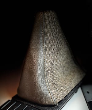 Image of Tweed leather shift boot 