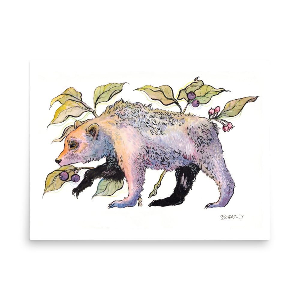 Image of Hucklebear Print