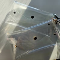 Image 1 of Clear Transparent Money Pouch