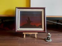 Image 1 of Oil Inukshuk Painting on Board
