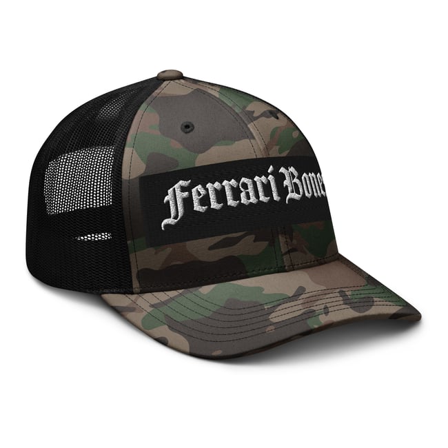 dominion_ferraribones camo driving hat