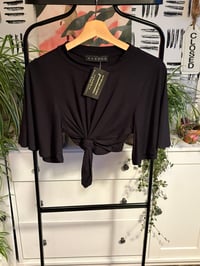 Image 1 of NWT black knot shirt