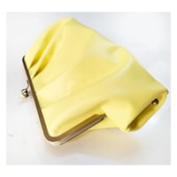 Image 2 of Buttercup Pleated Leather Clutch 