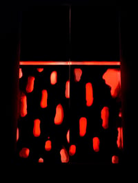 Image 5 of Mammoth Tusk & Cholla Cactus GLOW Segmented Knife Scales