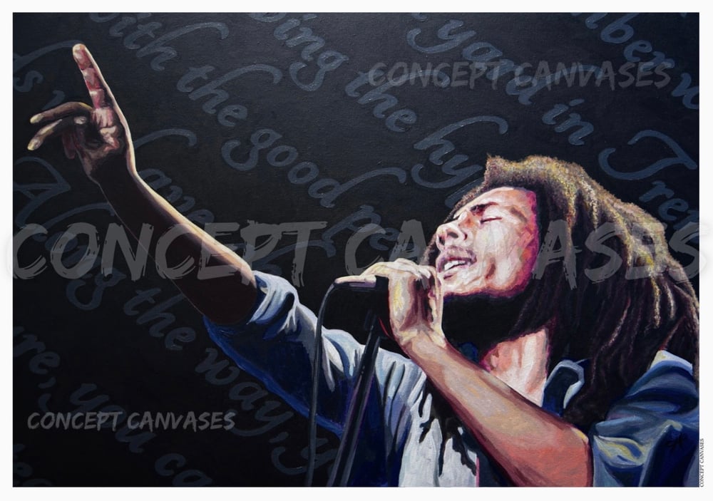 Image of Bob Marley ‘Good Friend’s We Have’ A3 Print 