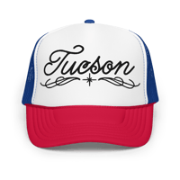 Image 7 of Tucson C/S Black Foam trucker hat