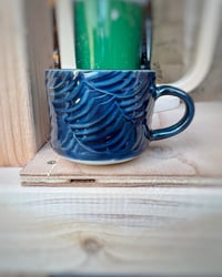 Image 1 of Repeat Wave Pattern Mug - 10oz