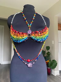 Image 4 of XS-L Mermaid Top WITH Neck Strap