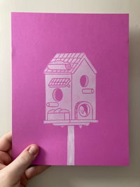 Image 1 of 'I'd Live There 3' Blockprint (Limited Bubblegum)