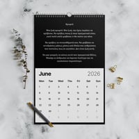 Image 2 of The Calendar of a Traveler 2026 - Black Edition