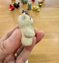 Image 3 of I’ll Aways Choose the Bear Fight the Patriarchy Ceramic Figurine - Free Shipping in Contiguous US