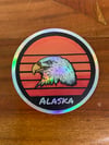 Alaska Eagle Sunset 