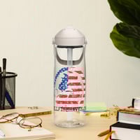 Image 3 of Flip straw Freedom Hellfish Haven water bottle
