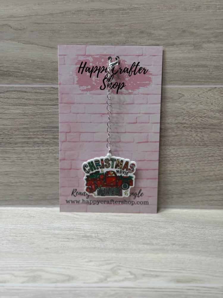 Image of Ready-To-Bead Dangle  -  Christmas Movie Junkie