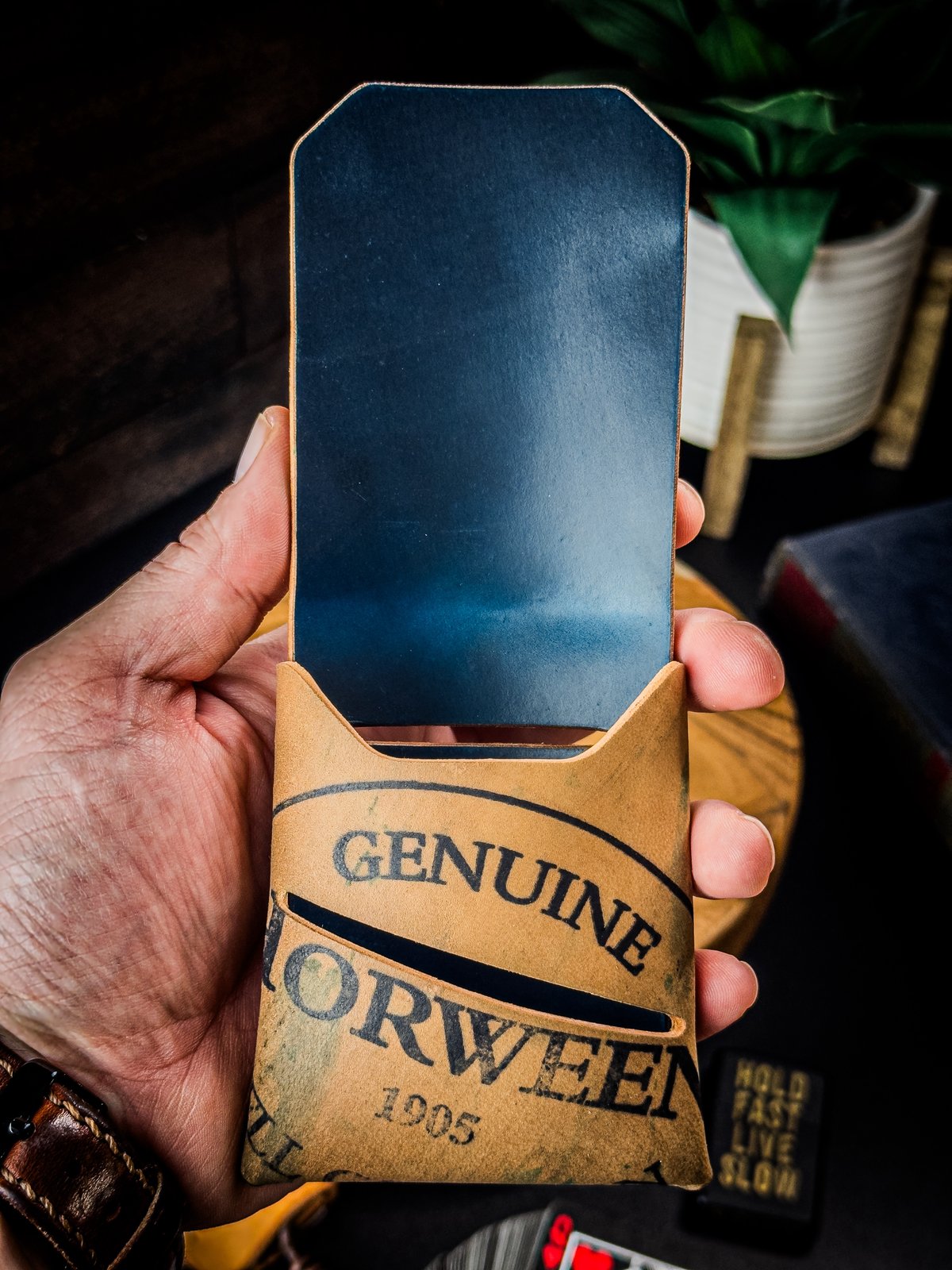 The Murphy - Reverse Horween Intense Blue Shell Cordovan | Patriot