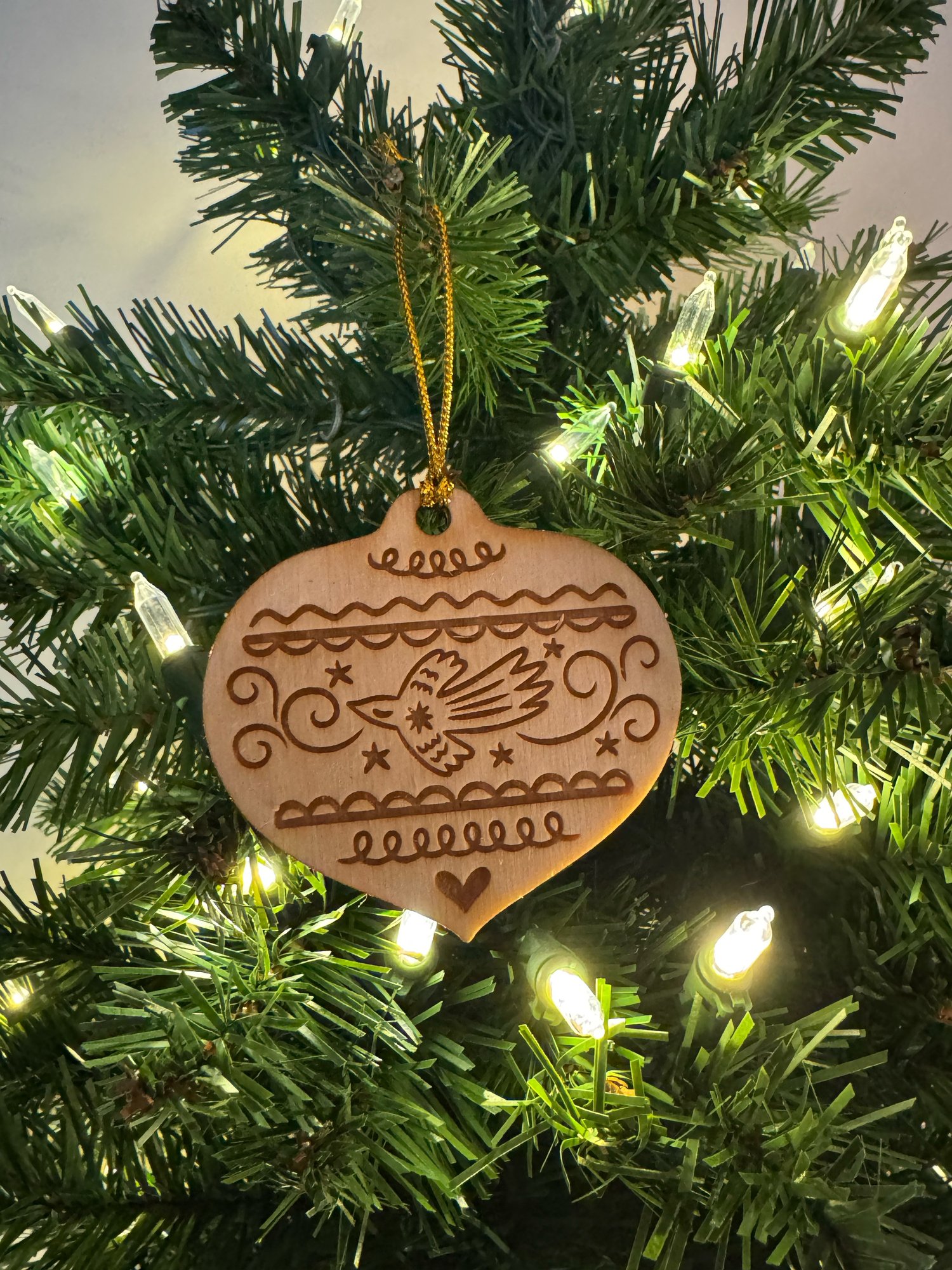 Image of Set of Christmas  tree decorations