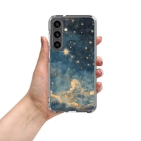 Image 5 of Celestial Night Sky Stars and Clouds Painting Clear Case for Samsung®