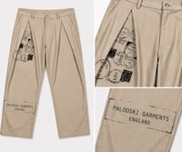 Image 2 of Stamped Pleated Trousers