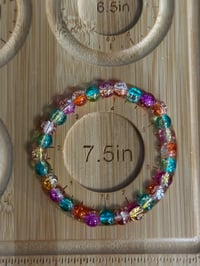 Image 4 of Colorful Feather Bracelet & Earring Set