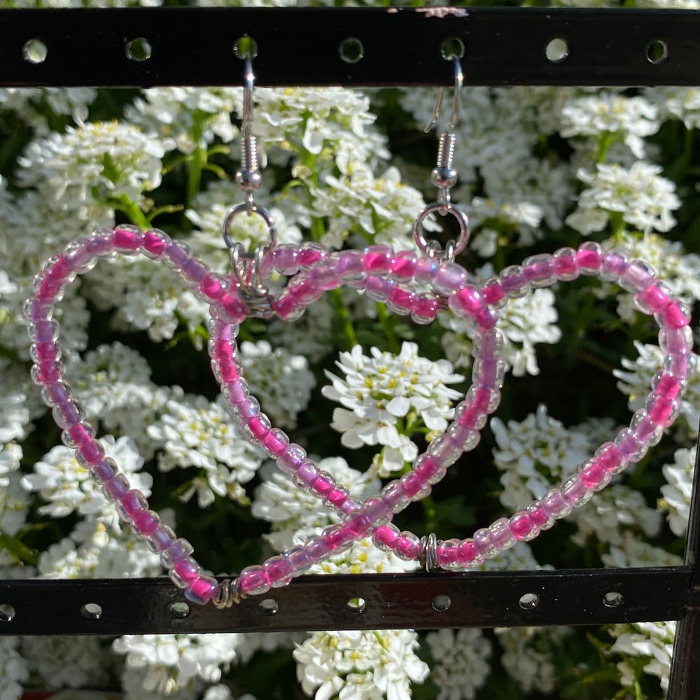 Image of candy hearts earrings 