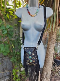 Image 2 of Yellowstone mobile bag - Black  Jade charm