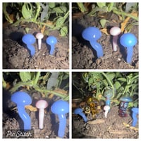 Mini Mushroom Plant Stakes "3 pack"