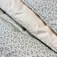Image 2 of IN STOCK - Namay Samay 'Viha' in 'Dove' Linen Mini Eiderdown