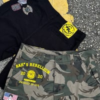 Image 2 of FALL 24 CAPSULE COLLECTION CARGO SHORTS [ black ]
