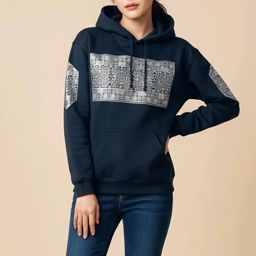 Image of Batik Navy Sweater 