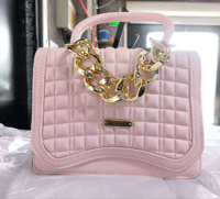 Image 1 of Blush Handbag with Mini