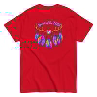 Image 7 of Spirit Of The Wild Western Antlers Feathers Boho Tee