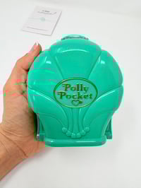 Image 3 of Ensemble bracelet et Polly Pocket boite vague verte Complet.