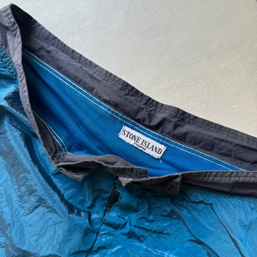 Image of Stone Island Nylon Metal Swim Shorts, Size 36”