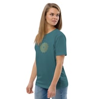 Image 3 of Blue Rosace Organic Cotton T-shirt