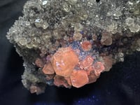 Image 12 of Quartz With UV Calcite & Green Fluorite Specimen #1842