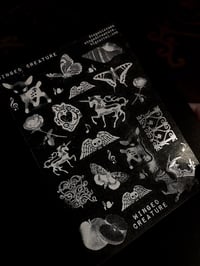 Image 3 of Silver foil transparent stickers