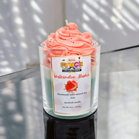 Image 1 of Handmade Watermelon Slushie Dessert Candle 8oz