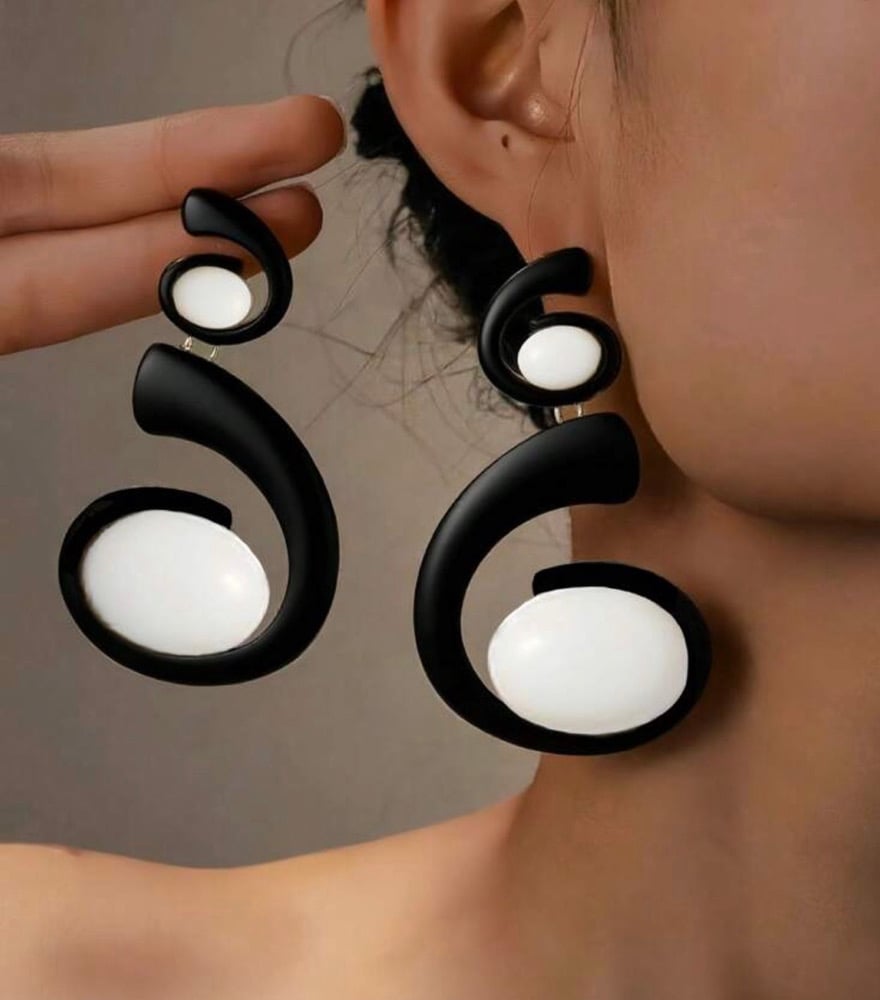 Image of “3d Sprial Earrings”