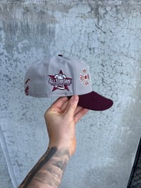 Image 5 of BURGUNDY GREY MULTI TONE PHILADELPHIA PHILLIES CUSTOM FITTED CAP