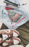ALL BOOKED UP CHRISTMAS SWEATSHIRT