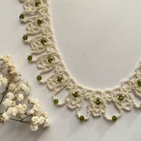 Image 3 of THE LACY PEARL NECKLACE 