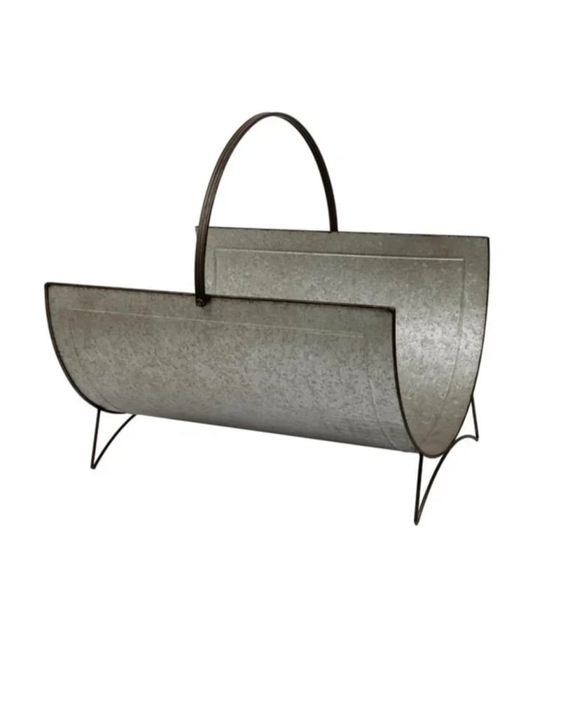 Image of Metal Firewood Trug