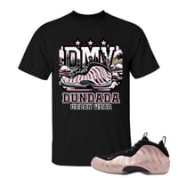 Image 1 of "DMV" Cherry Blossom Nike Air Foamposite One Black T-shirt