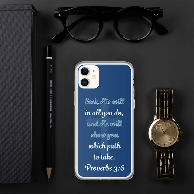 Image of Seek His Will iPhone Case